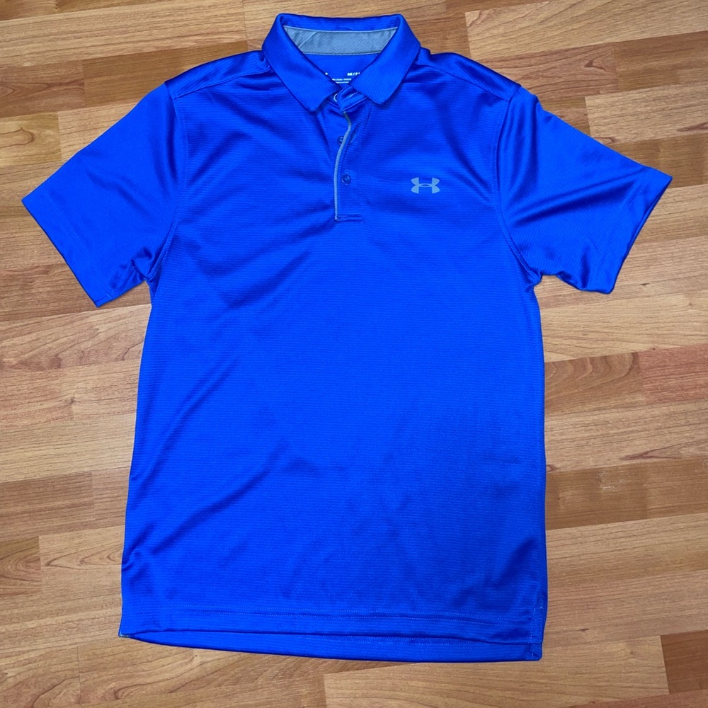 Blue Under Armour Polo Shirt